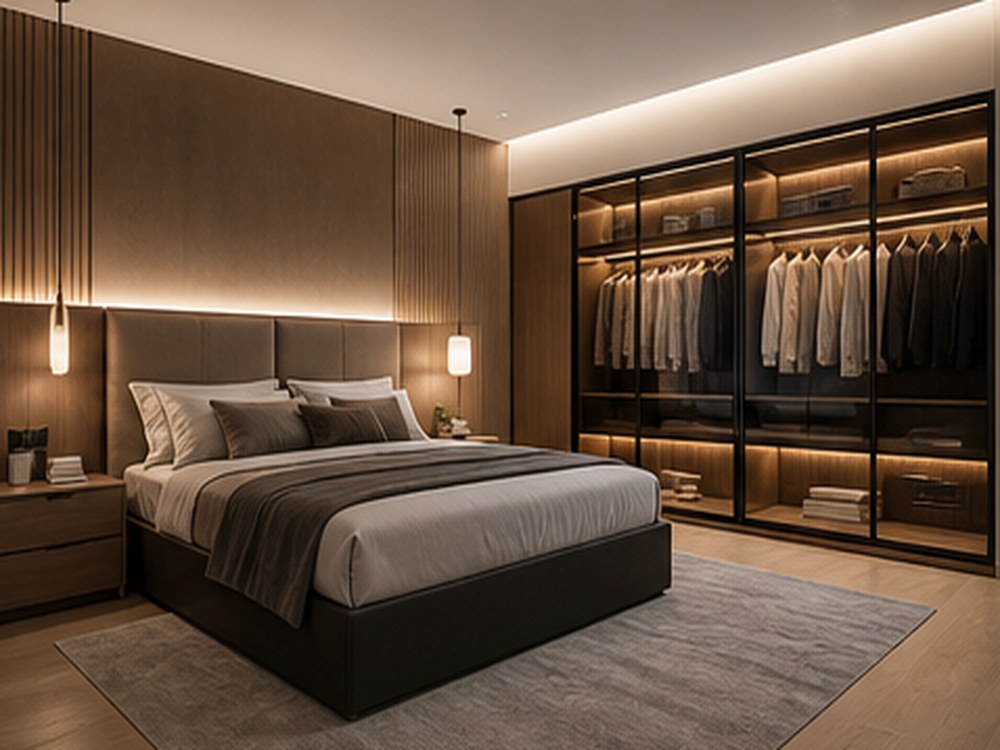 Chambre sur mesure ARCHICUISINE-PHARMA - Chambre Nuit Minérale