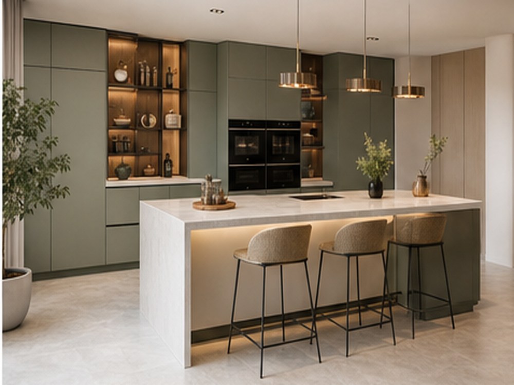 Cuisine sur mesure ARCHICUISINE-PHARMA - Cuisine Horizon Chêne