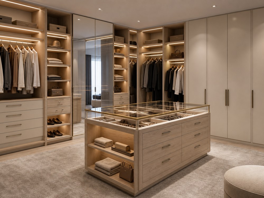 Dressing sur mesure ARCHICUISINE-PHARMA - Dressing Suite Privée