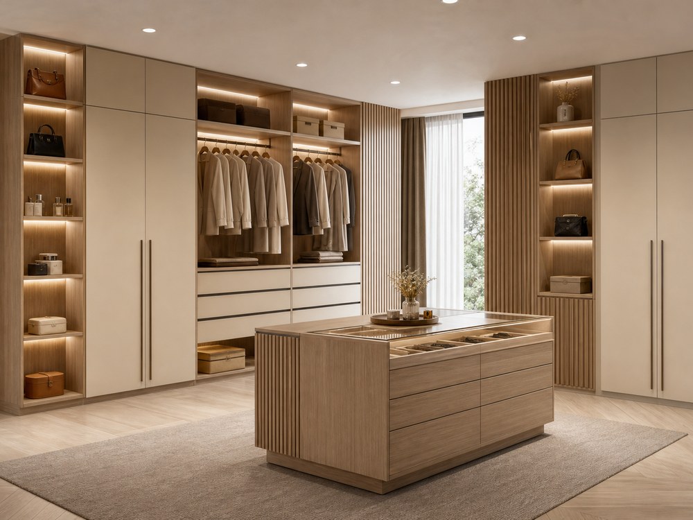 Dressing sur mesure ARCHICUISINE-PHARMA - Dressing Clair-Obscur