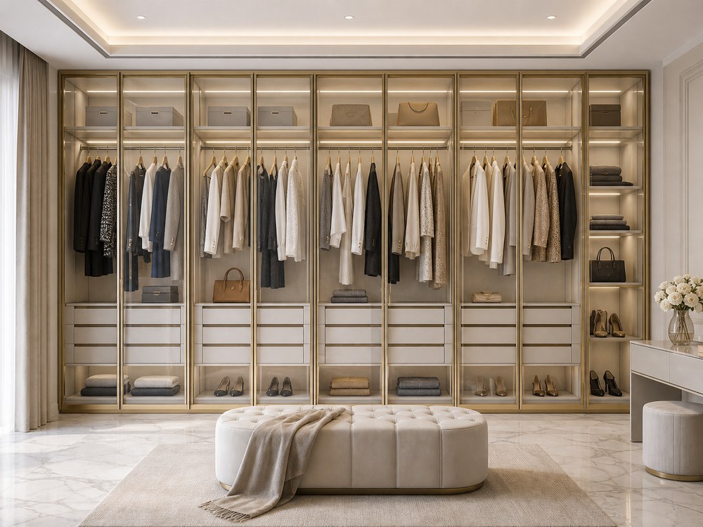 Dressing sur mesure ARCHICUISINE-PHARMA - Dressing Signature Miroir