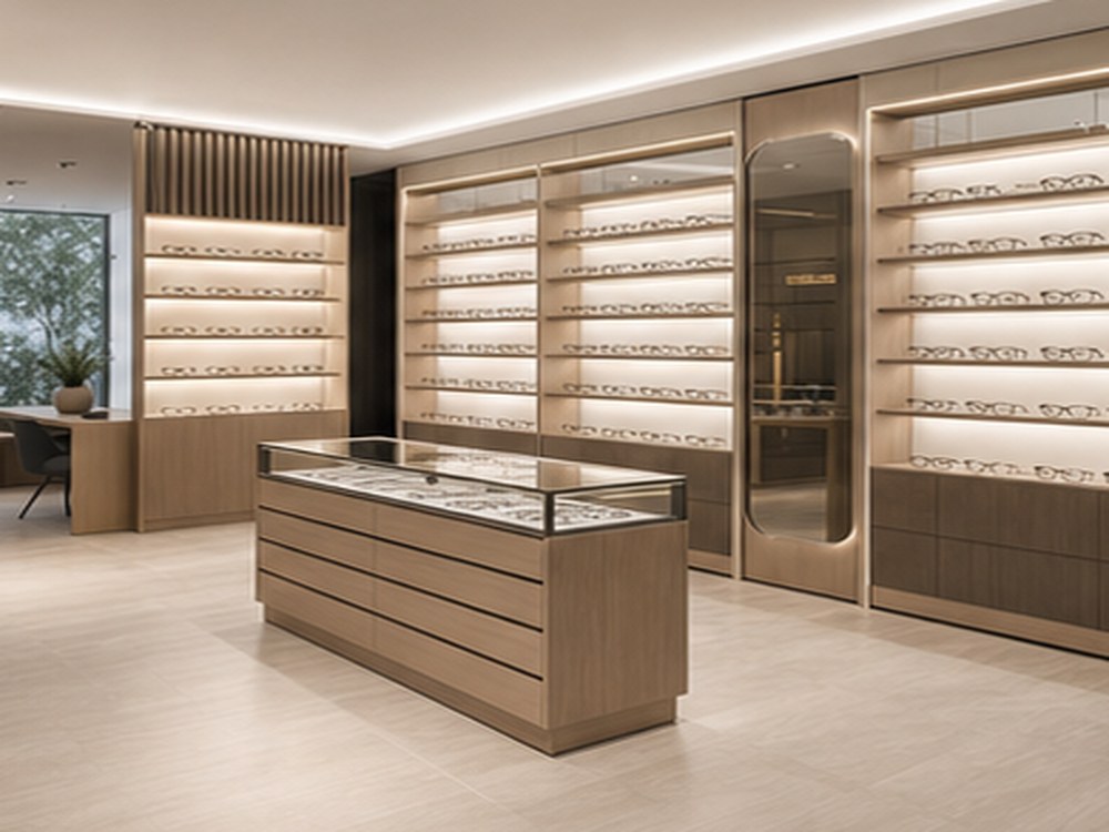 Aménagement opticien ARCHICUISINE-PHARMA - Opticien Regard Prestige