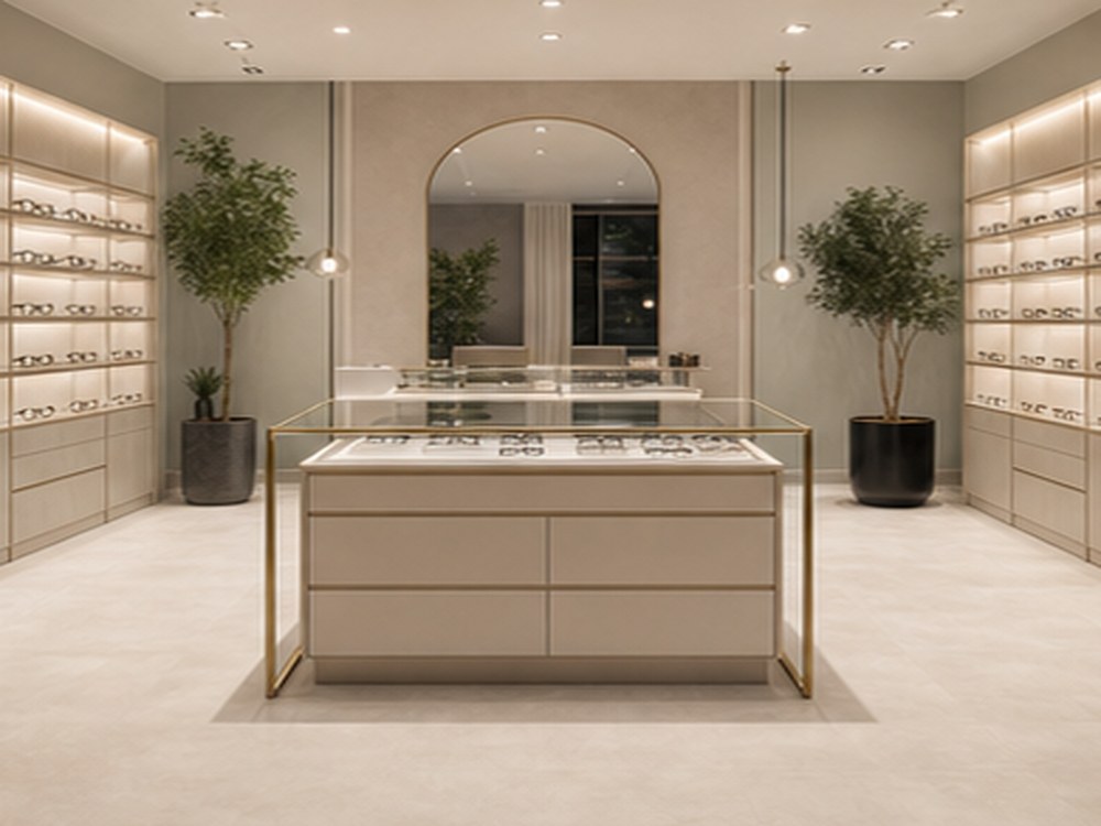Aménagement opticien ARCHICUISINE-PHARMA - Opticien Horizon Verre