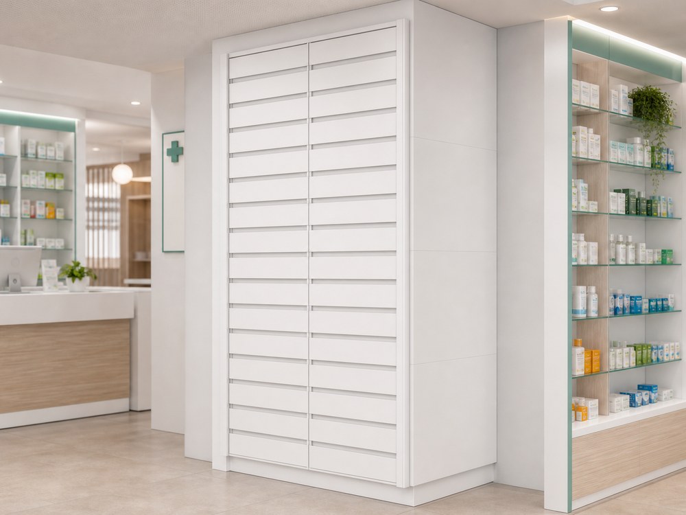 Comptoir pharmacie haut de gamme ARCHICUISINE-PHARMA