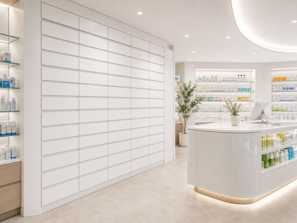 Aménagement pharmacie ARCHICUISINE-PHARMA - Pharmacie Agora